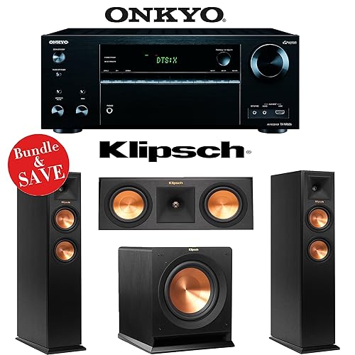Onkyo TX-NR656 Channel Network A/V Receiver Klipsch RP-250F