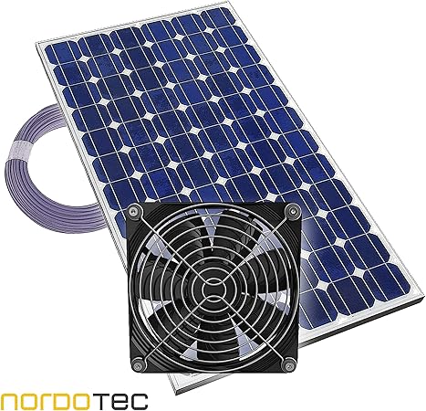 Ventilador con luz solar | Los mejores ventiladores del mercado.