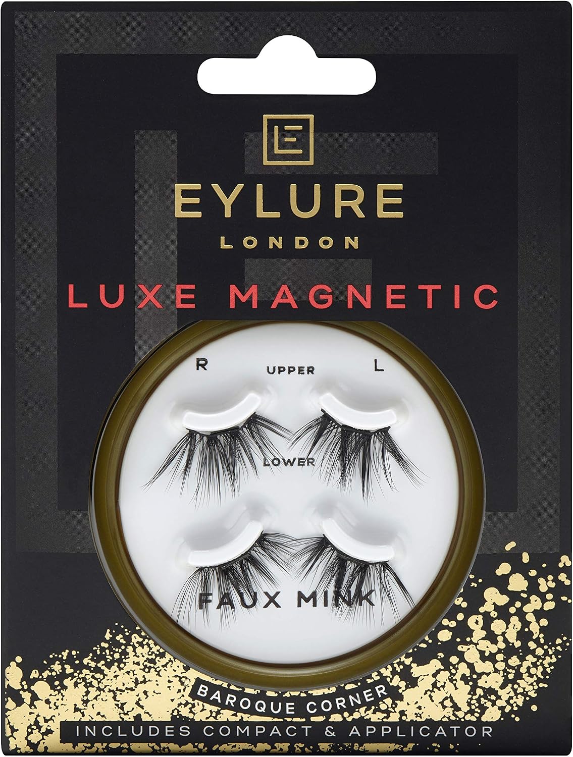 Eylure Luxe Magnetic Corner False Lashes, Baroque