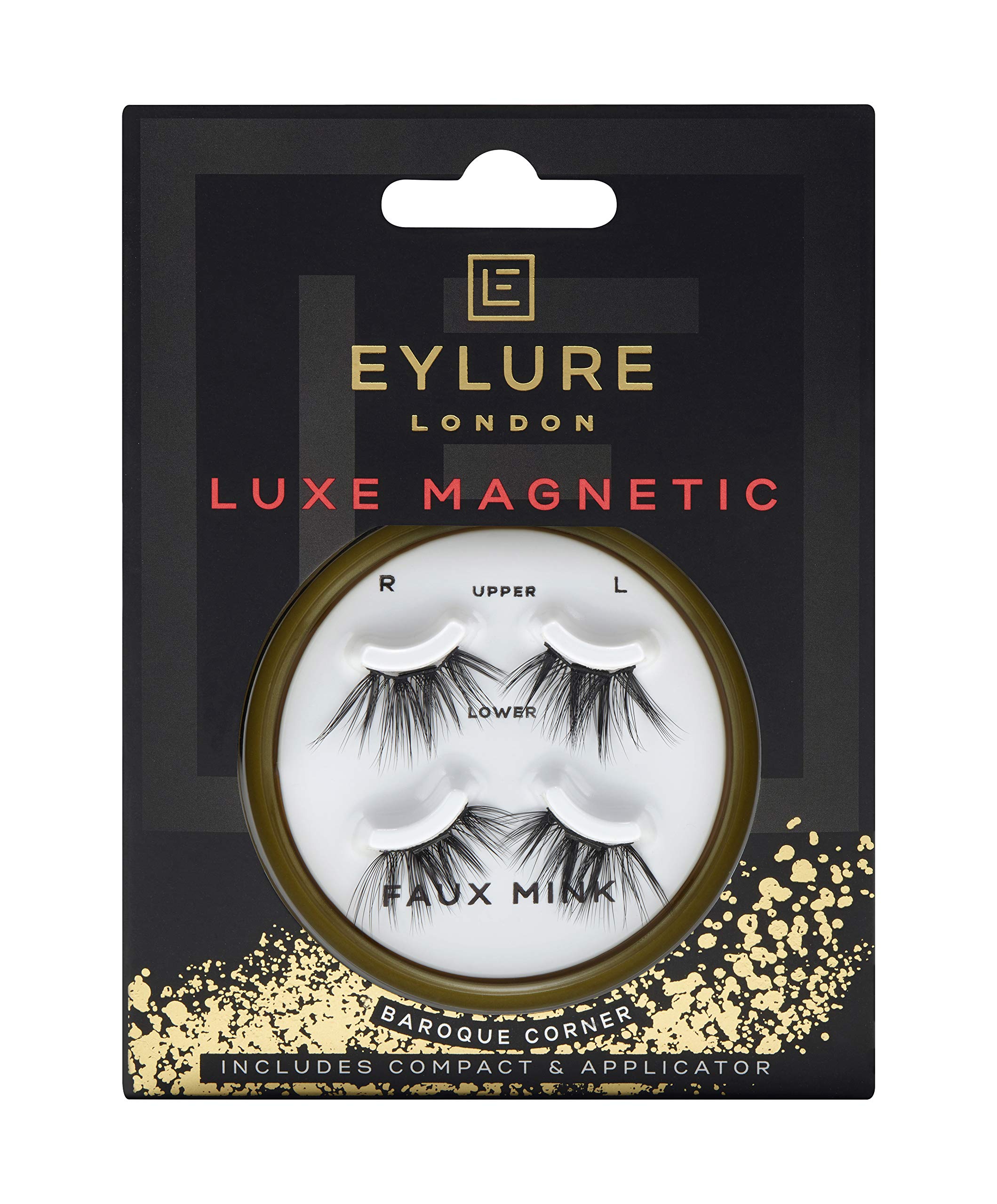 Eylure Luxe Magnetic Corner False Lashes, Baroque