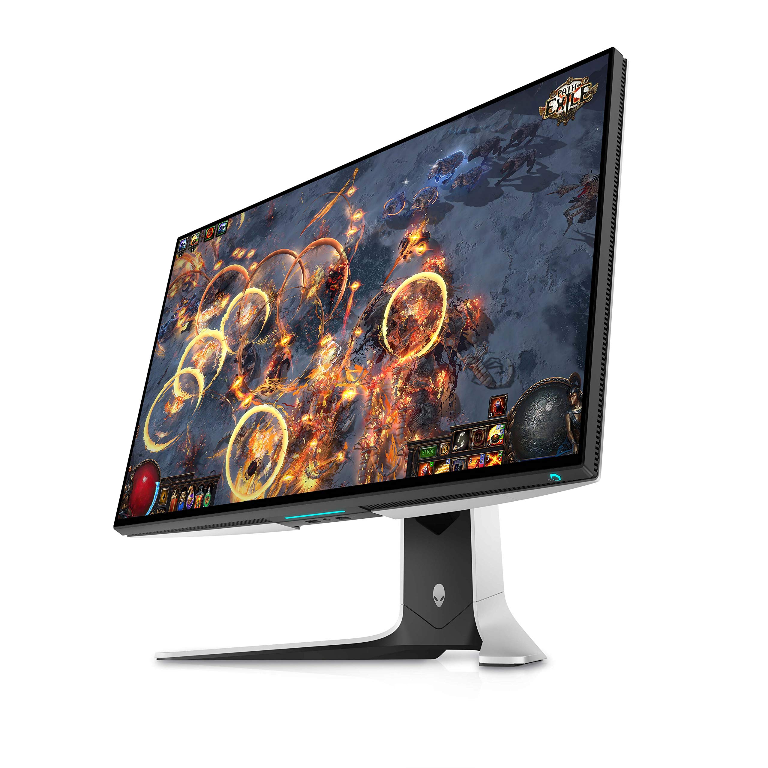 Alienware 27 Inch 240Hz Gaming Monitor, 2560 x 1440p QHD (Quad High Definition), Fast IPS , VESA Display, HDR 600, NVIDIA G-SYNC Ultimate Certification, AW2721D, XW3CK - White