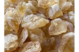 GAF TREASURES Wholesale Raw Citrine Crystals, Natural Citrine Stone, Natural Rough Citrine Crystals, Citrine Rough, Citrine Healing Crystals (Citrine, 1 Pound)