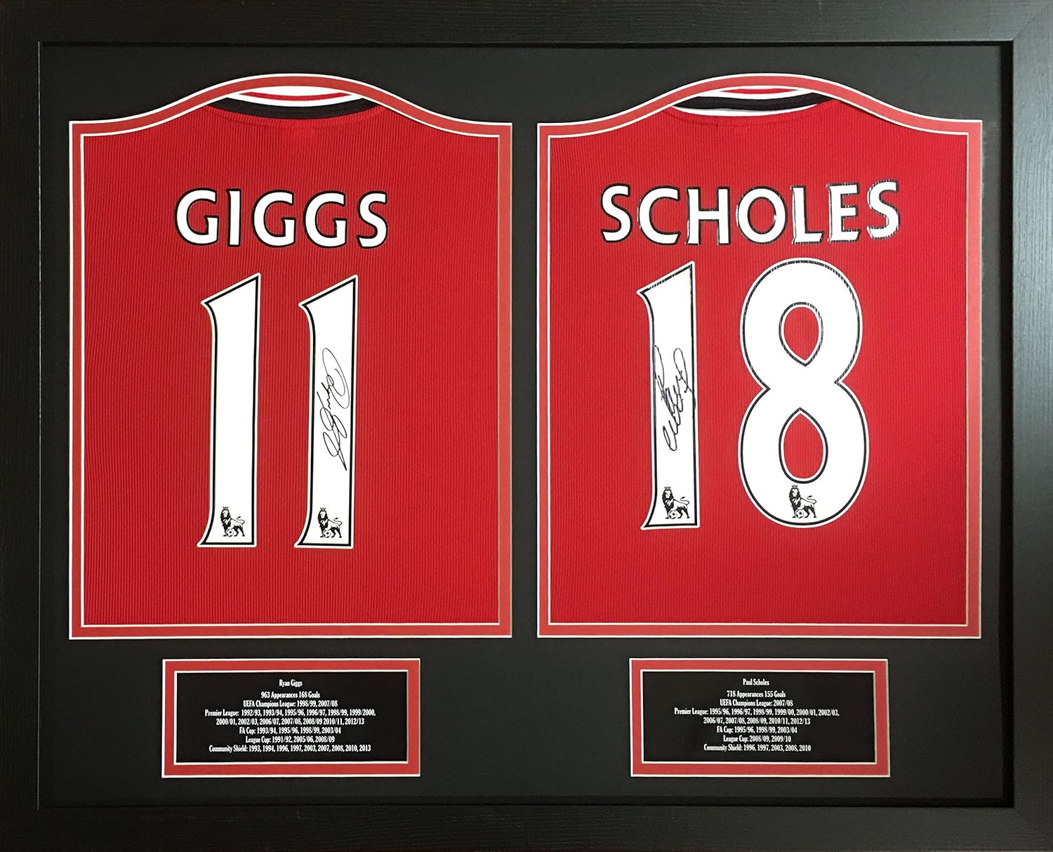 scholes signed shirt