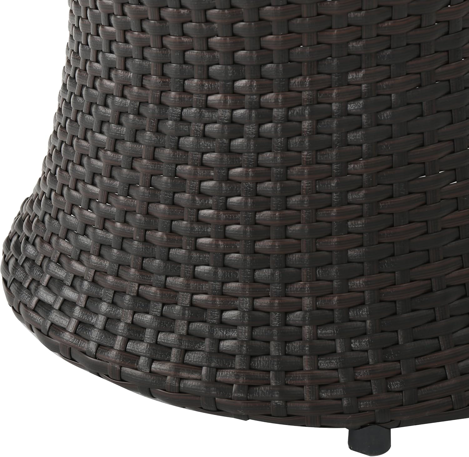 Christopher Knight Home Adriana Outdoor Wicker Accent Table, Multibrown : Garden & Outdoor