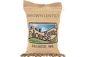 Palouse Brand Certified Glyphosate Residue Free Brown Lentils | 5 LBS | Desiccant Free | Sproutable | Non-GMO Project Verified | Kosher