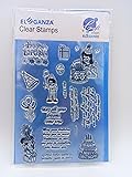 Clear Birthday Rubber Stamp Craft Size 104 mm x 150 mm