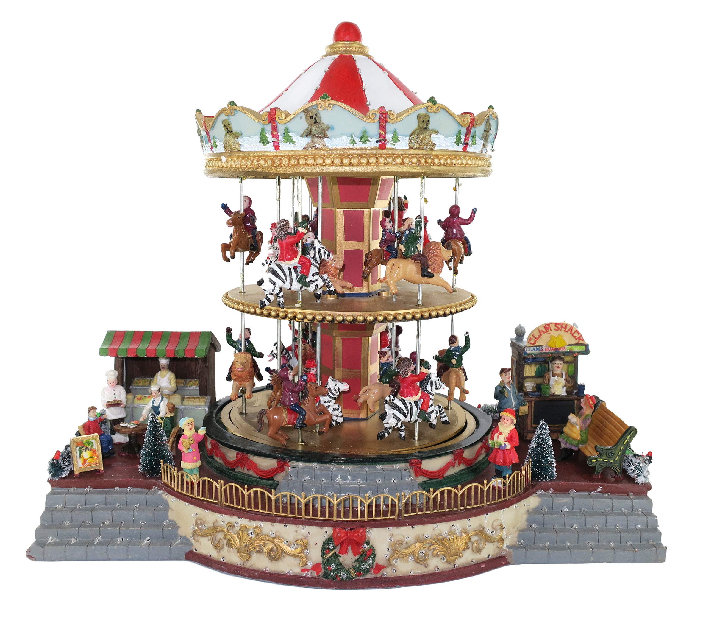 Buy 25 twentyfive Illuminated, Animated and Musical Christmas Village ...