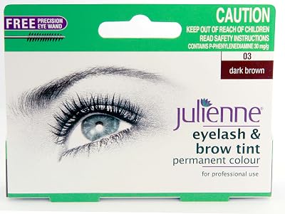 Julienne Eyelash & Brow Tint 03 Dark Brown 15ml