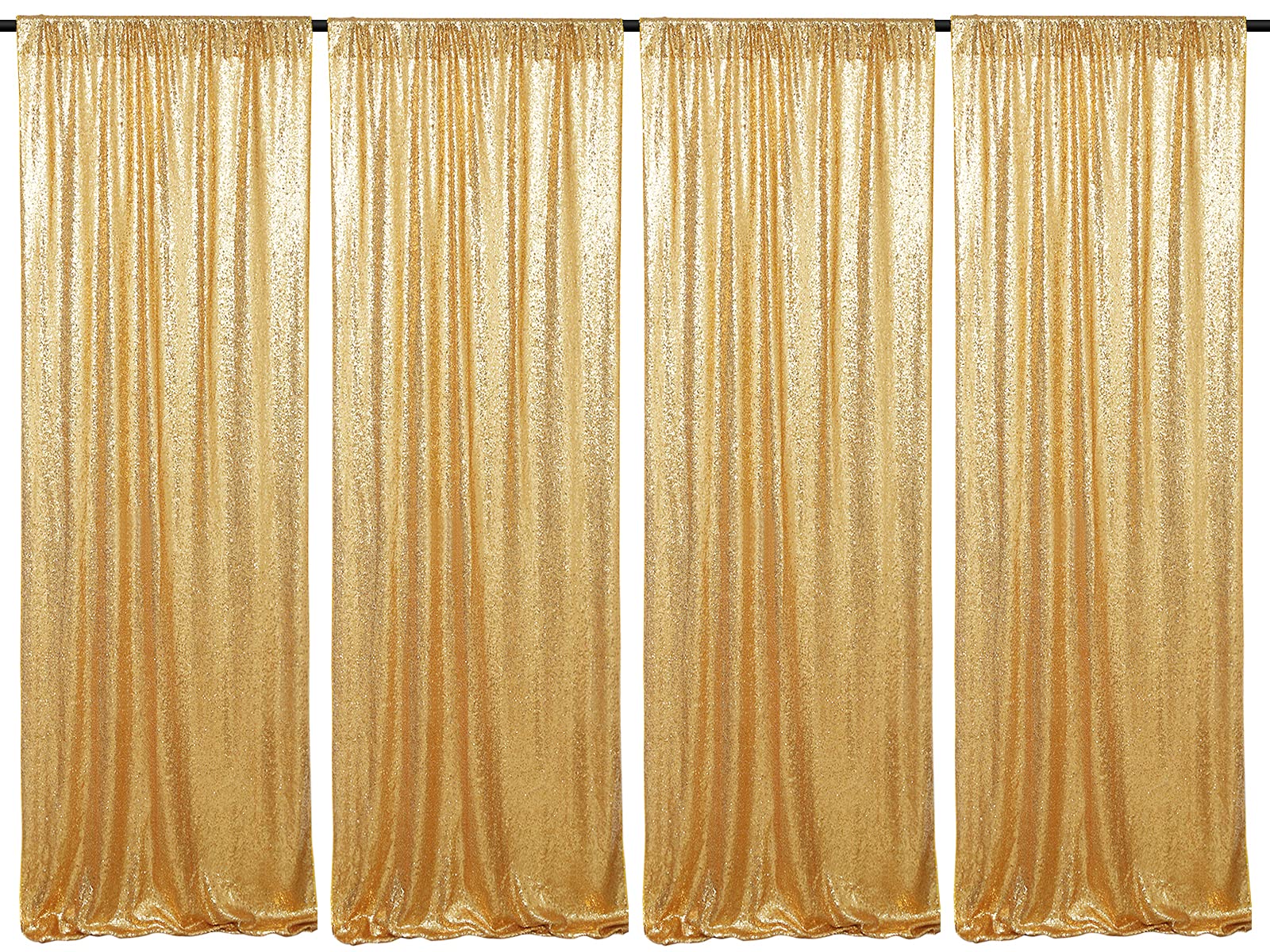 Buy SoarDream Sequin Backdrop Curtain 4 Panels 2ftx8ft Wedding Ceremony