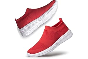 vibdiv Pull-on Lazy Shoes Women Sock Sneakers Walking Jogging Yoga Casual Lightweight Indoor Outdoor