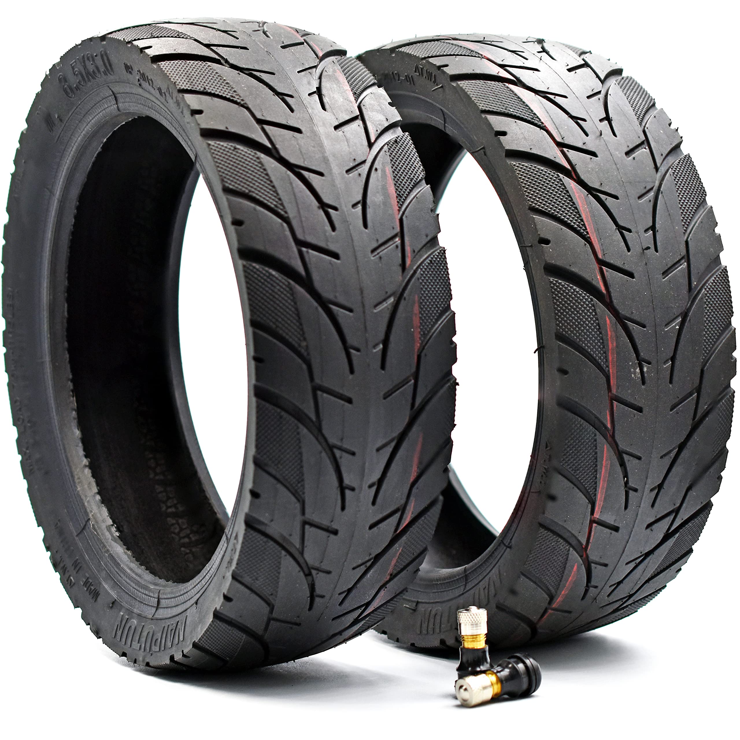 myBESTscooter - 8.5 Inch Offroad Non-Slip Tubeless Tire With Valve For Xiaomi M365 1S 3 Essential Pro 2 Electric Scooter (2 Tyres)