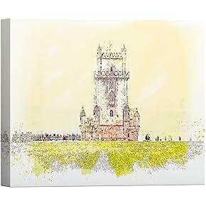 SIGNWIN Canvas Wall Art Yellow and Green Garden...