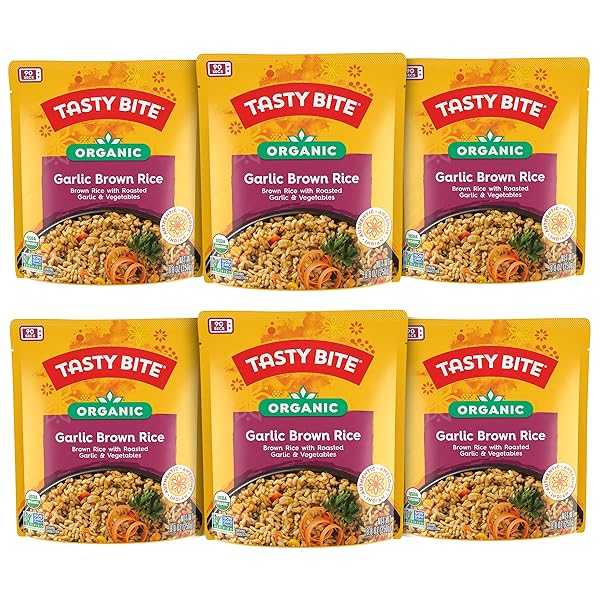 TASTY BITE ORGANIC BROWN RICE GARLIC, 8.8 OUNCE,...