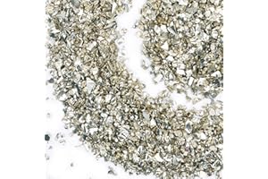 SONGIN Crushed Glass Craft Glitter for Resin, Irregular Metallic Crystal Chips Sprinkles Chunky Glitter Shiny Nail Sequins Flakes for Nail Art DIY Jewelry Making Decoration Vase Filler