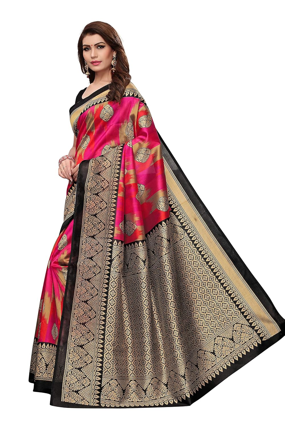 anni designer mysore silk saree with blouse piece
