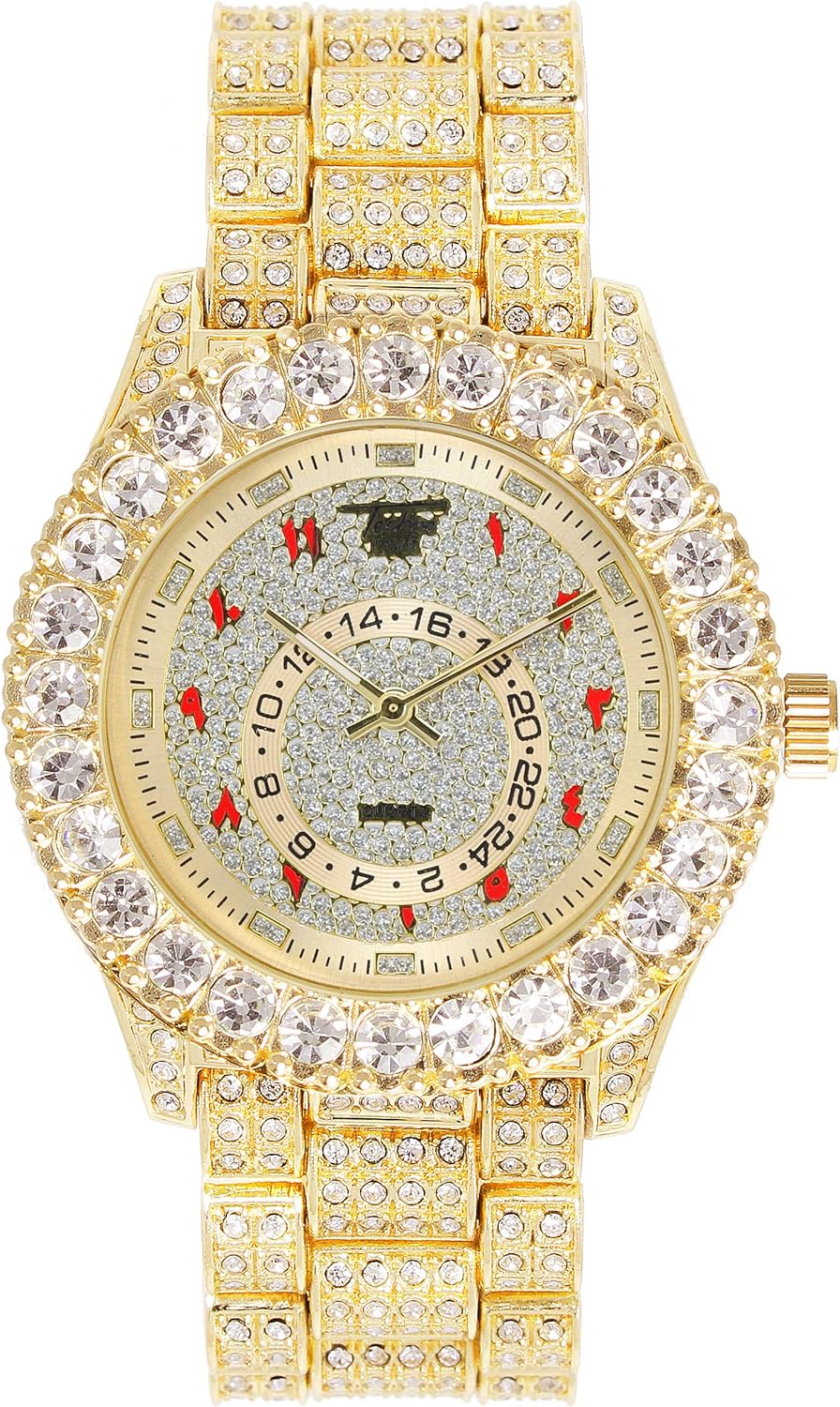 simulated diamond watches mens