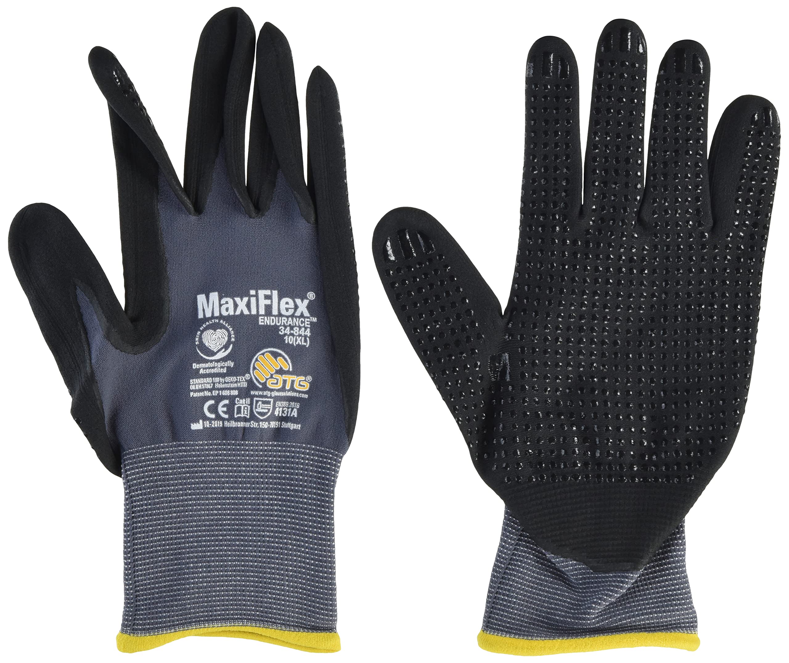 Staffl Johann Protection Gloves MaxiFlex Endurance 844 EN388 CAT II Size 10, 131656