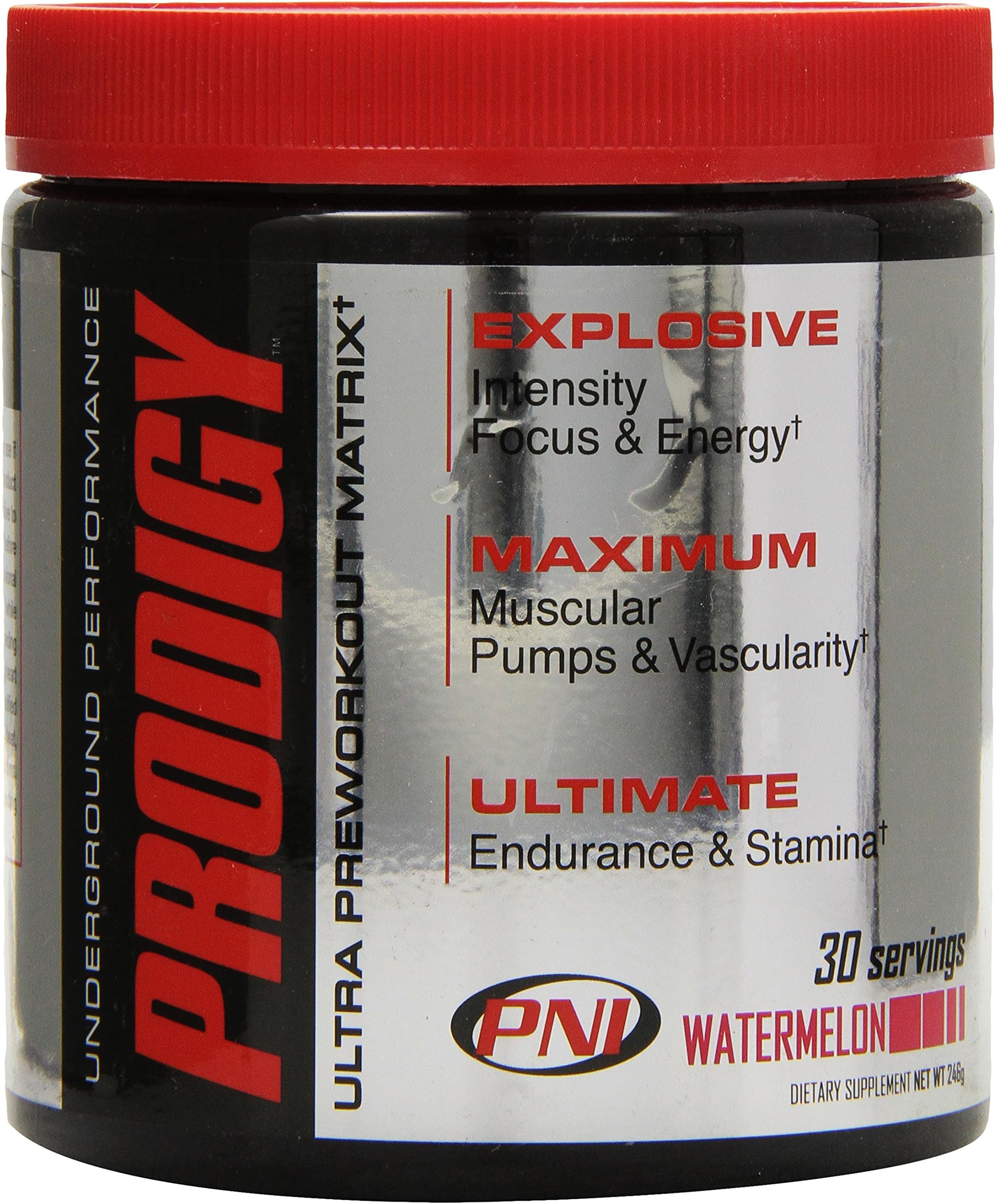 Premium Nutraceuticals InternationalProdigy Supplement, Watermelon, 246 Gram