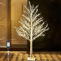Amazon.com: Hairui Lighted White Tree Plug in 4FT 430 LED