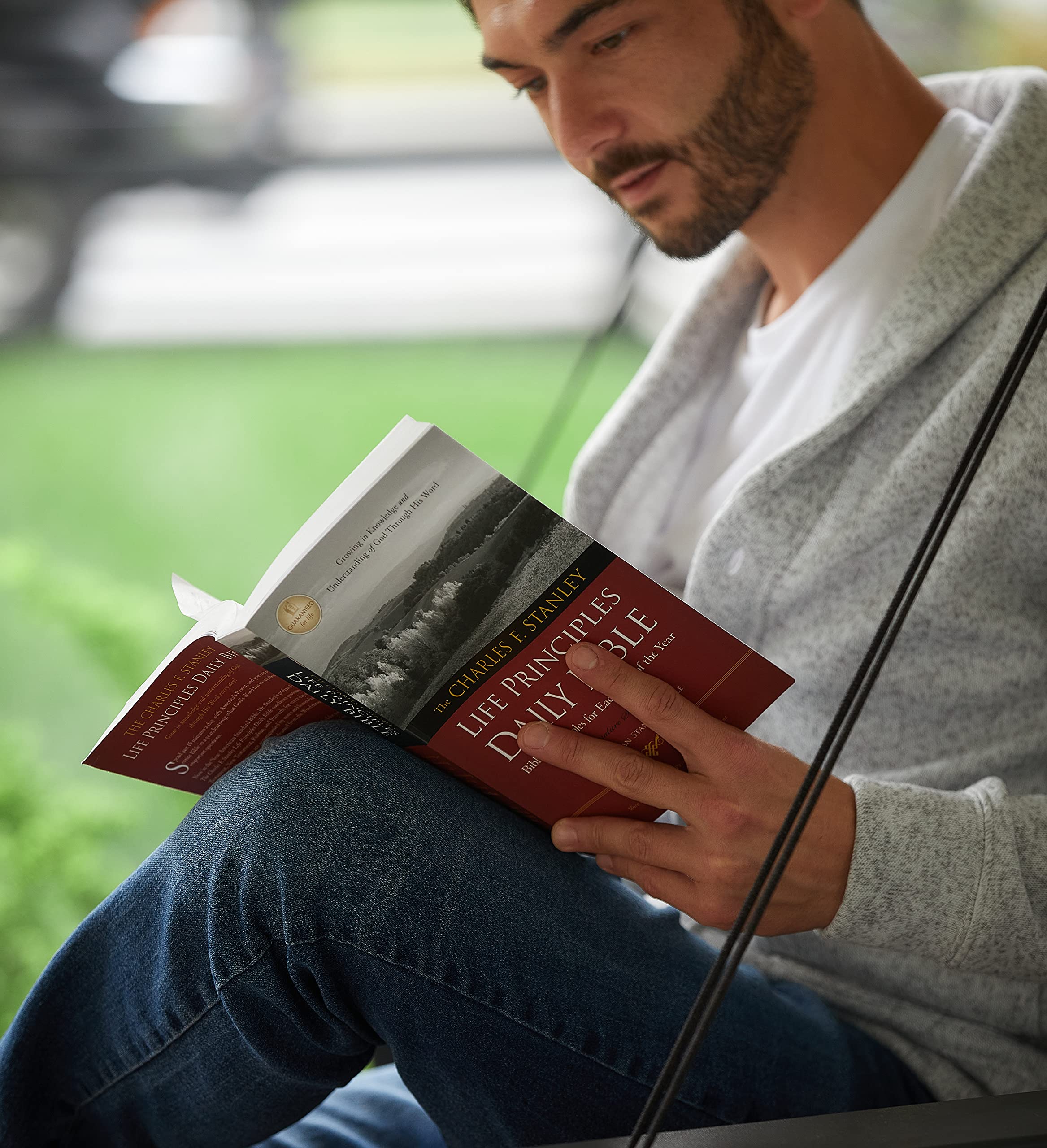 NASB, The Charles F. Stanley Life Principles Daily Bible, Paperback: Holy Bible, New American Standard Bible