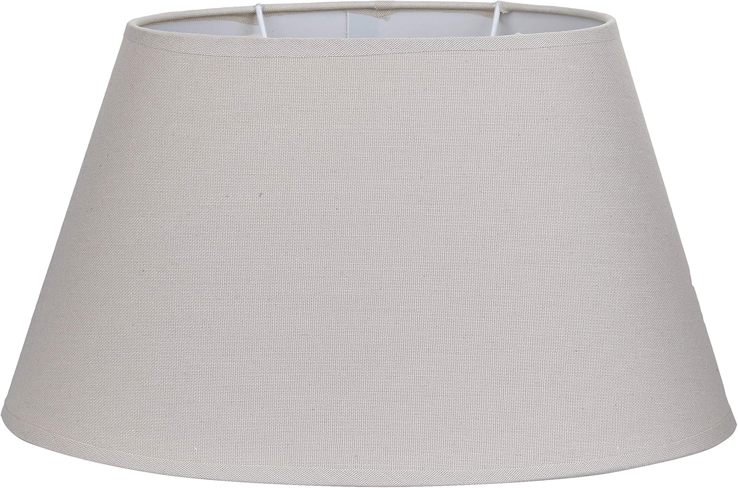 Better & Best Oval Linen Lamp Shade, Oval Shape, 35 cm, Taupe Colour