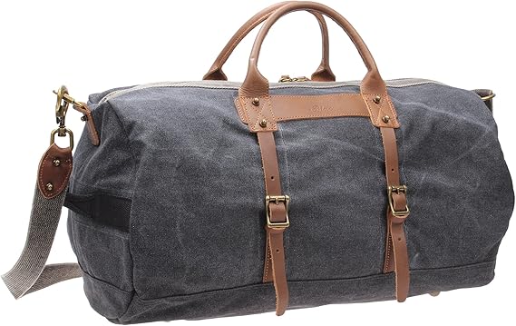 amazon leather weekender bag