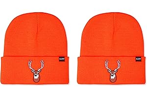 Klarny Outdoors Blaze Hunting Hat - Stretchy Knit Hunter Hat, Deer & Bow Hunting Gear, Safety Accessories for Men Women Kids