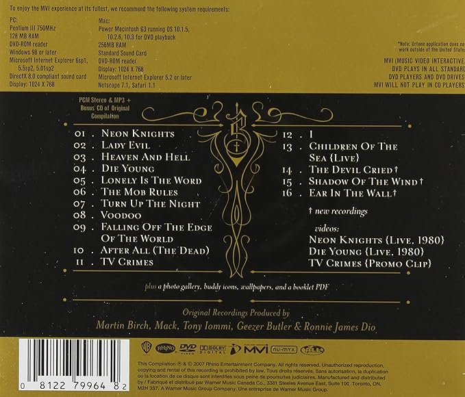 The Dio Years Amazon Co Uk Music Images, Photos, Reviews