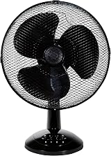 Zanussi 12" Portable Desk Fan, 3 Speed, Oscillation, Quiet Operation view 7