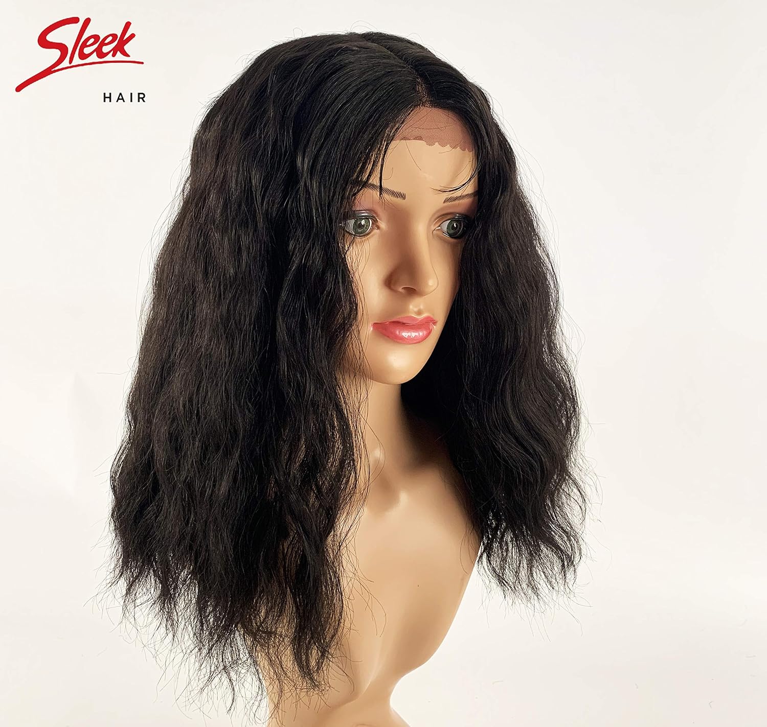 SLEEK Lace Front Wigs With Baby Hair 15’’ Shoulder Length Nature Loose Synthetic SPOTLIGHT 101 ABBIE lace wig Centre Part 4'' Deep Lace Heat Resistant Fiber150g-2 - Image 3