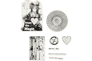 PRIMA MARKETING INC Prima Marketing Finnabair Cling Stamps 6"X7.5"-Trust The Magic