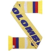 Colombia Soccer Knit Scarf (Cafeteros)