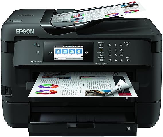 Epson WorkForce WF-7720DTWF 4-in-1 Business Tintenstrahl-Multifunktionsgerät (Drucker Scanner, Kopierer, Fax, WiFi, Ethernet,