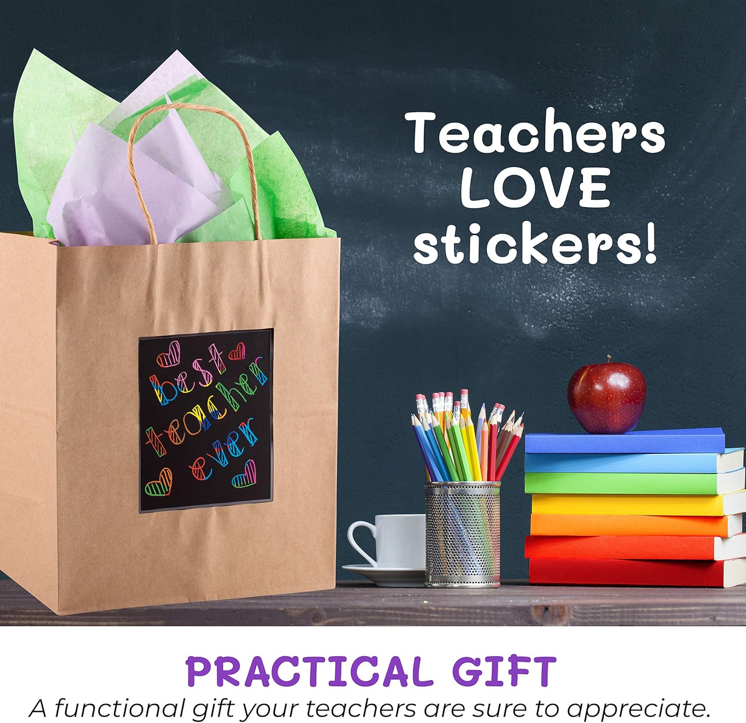 Purple Ladybug Teacher Stickers For Kids Mega Value Pack! 4960 Reward Stickers for Teachers & Incentive Stickers Sheets in Bulk for Classroom & School Use - with Star Stickers & Other styles Stickers! : Office Products