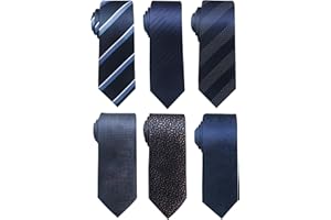 joy alice Tie For Men 6 PCS Necktie Woven Jacquard Neck Ties Set