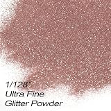 Renfio Rose Gold Ultra Fine Glitter Powder 60g for Resin Slime Crafts view 2