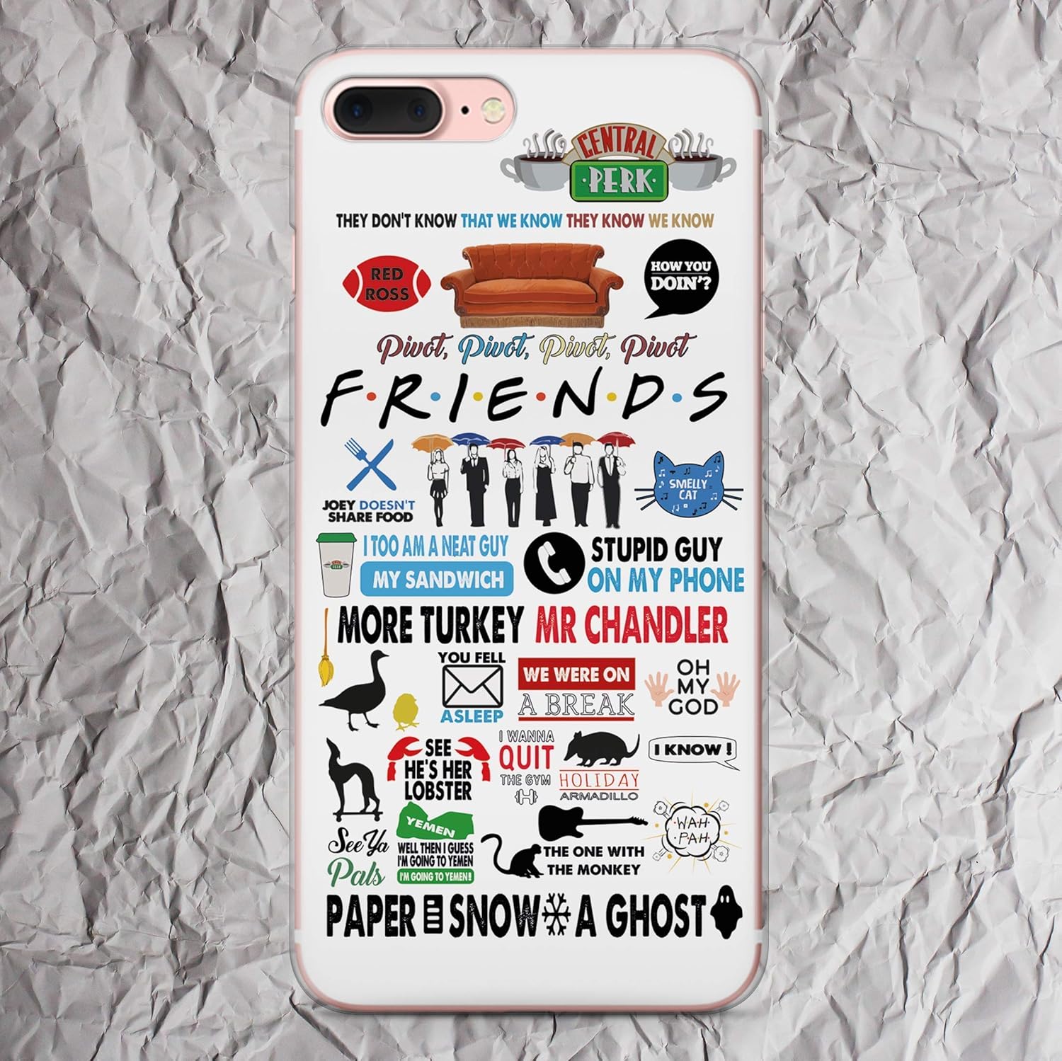 Amazon Com Friends Iphone 12 Mini 11 Pro Max 7 8 6 6s Plus X Xs Max Xr Se 2 Phone Case Friends Tv Show Merchandise Central Perk Iphone 5 5s Se