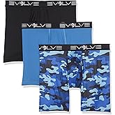 EVOLVE Men's Sport Mesh 3 Pack 6'' Boxer Briefs