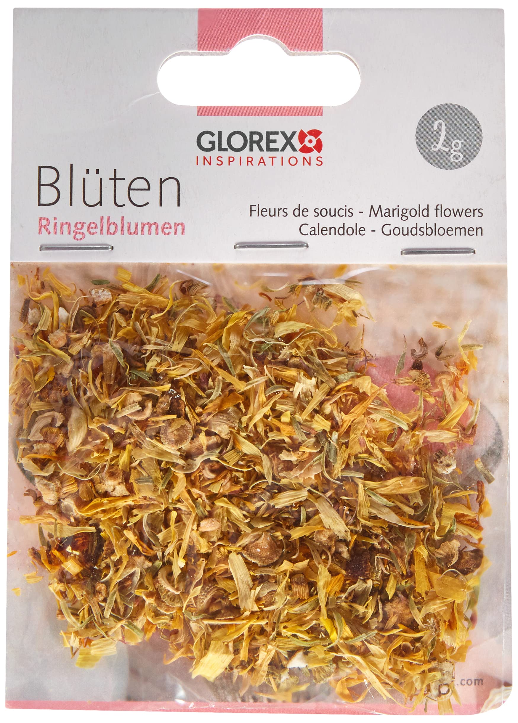 Glorex 6 1601, Ringelblumen Geschnitten, 12 x 8.5 x 1 cm