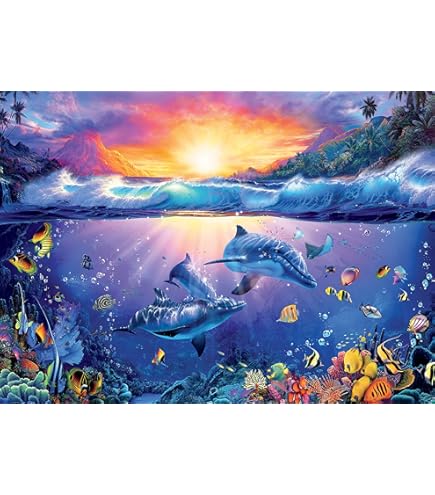 Amazon.com: Ceaco Christian Riese Lassen - Ocean Dance