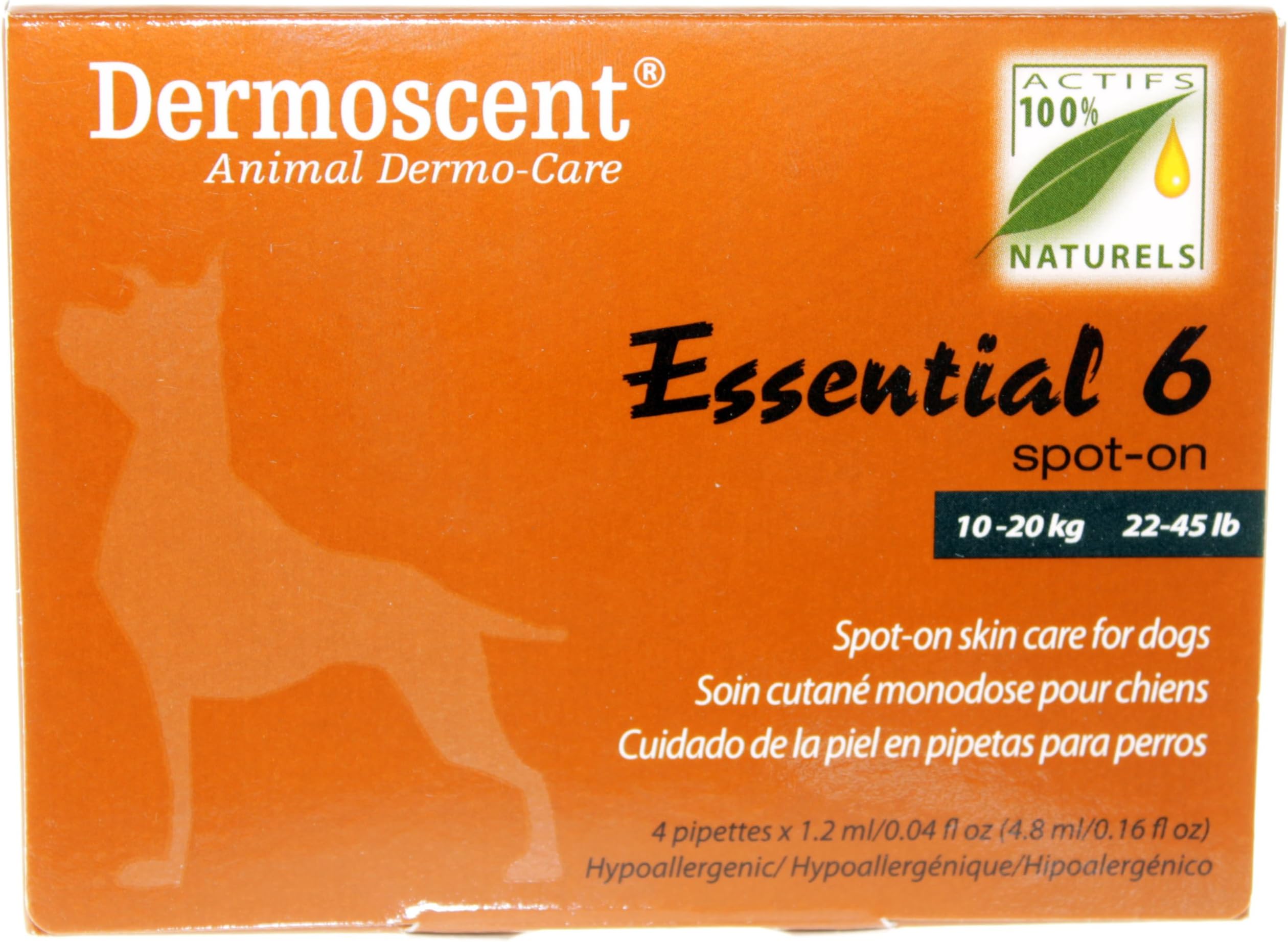 Dermoscent Essential 6 - Dogs 22-44 lbs