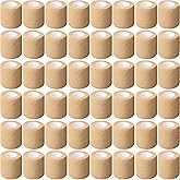 Treela 48 Pack Self Adhesive Wrap Bandage Bulk, 2 Inches x 5 Yards Self Adherent Cohesive Bandage Elastic Athletic Tape Breathable Wound Tape for Stretch Athletic Sports Wrist Ankle(Nude Color)