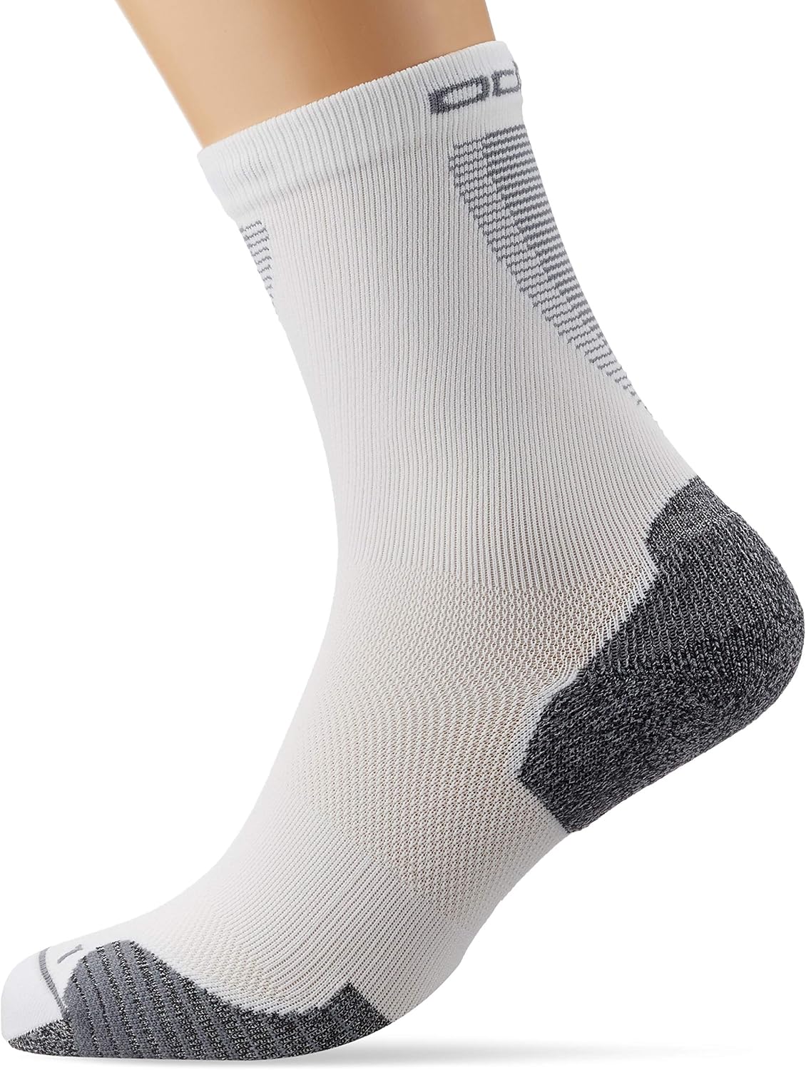 Odlo Unisex Running socks CERAMICOOL RUN, white, 45-47