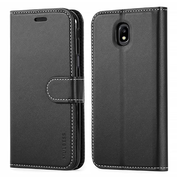 Mulbess Business Style Ledertasche im Ständer Book Case / Kartenfach für Samsung Galaxy J5 Duos 2017 Tasche Hülle Leder Etui,