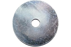 Hard-to-Find Fastener 014973454821 Fender Washers, 5/16 x 2, Piece-12, Silver