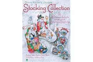Leisure Arts Cross Stitch Stocking Collection