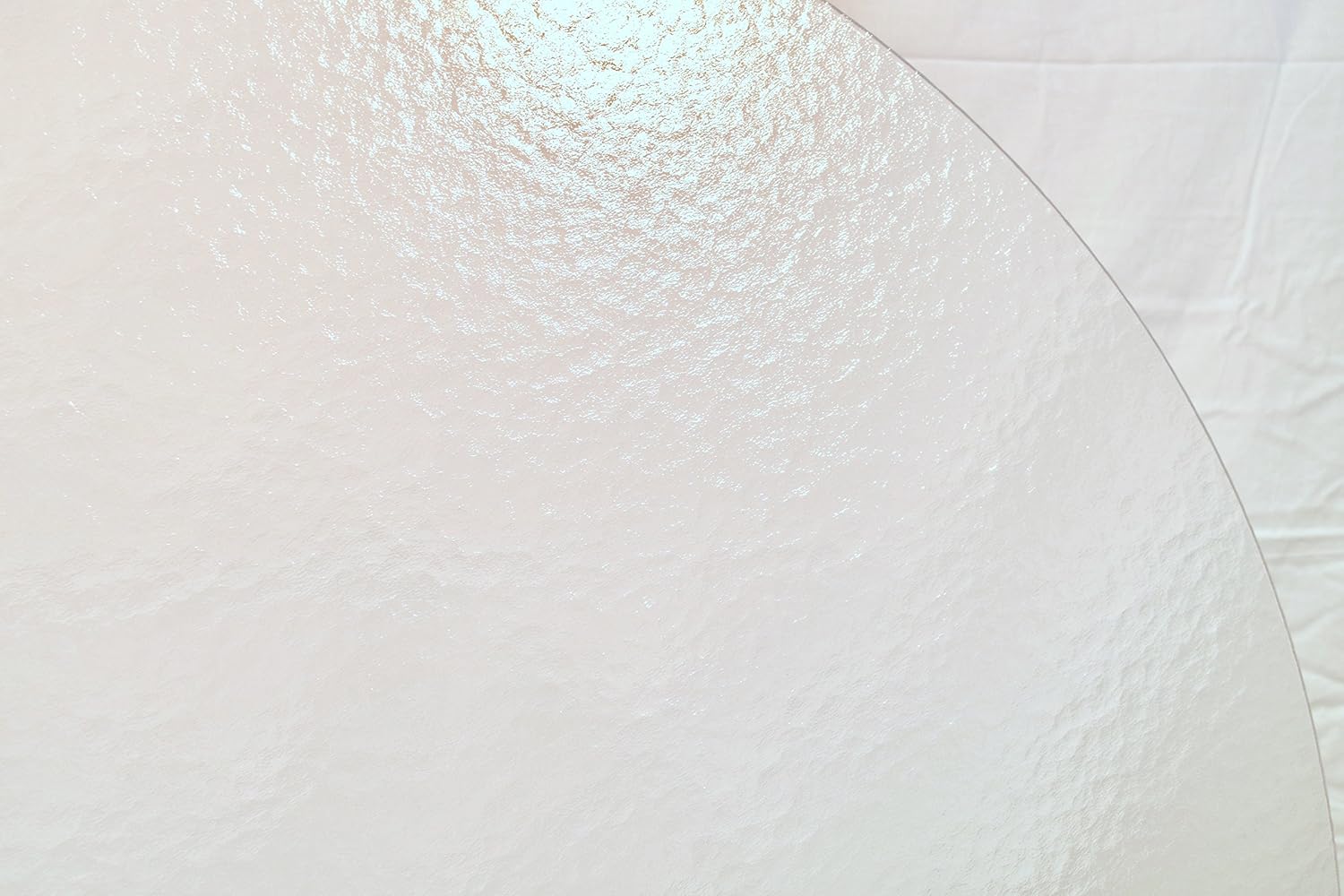 .220" Thick X 44" Diameter Clear Acrylic TopPlex Patio Table Top Replacement (With