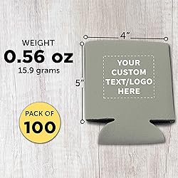 DISCOUNT PROMOS Custom Collapsible Beer Can Coolers