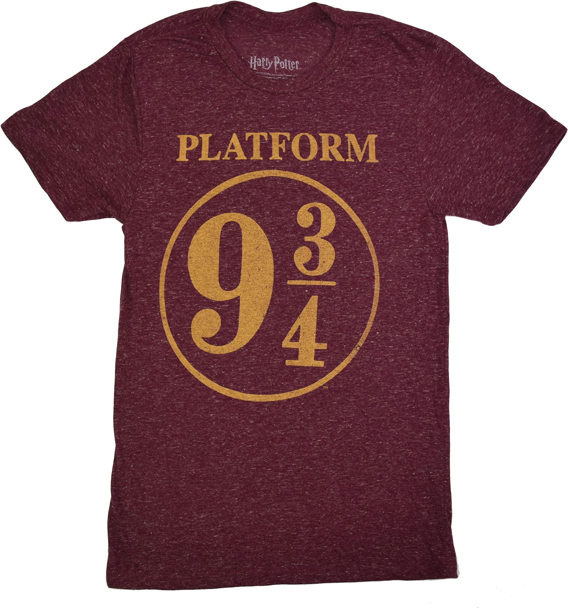 HARRY POTTER Platform 9 3/4 Adult Soft Tee Polyester T-Shirt