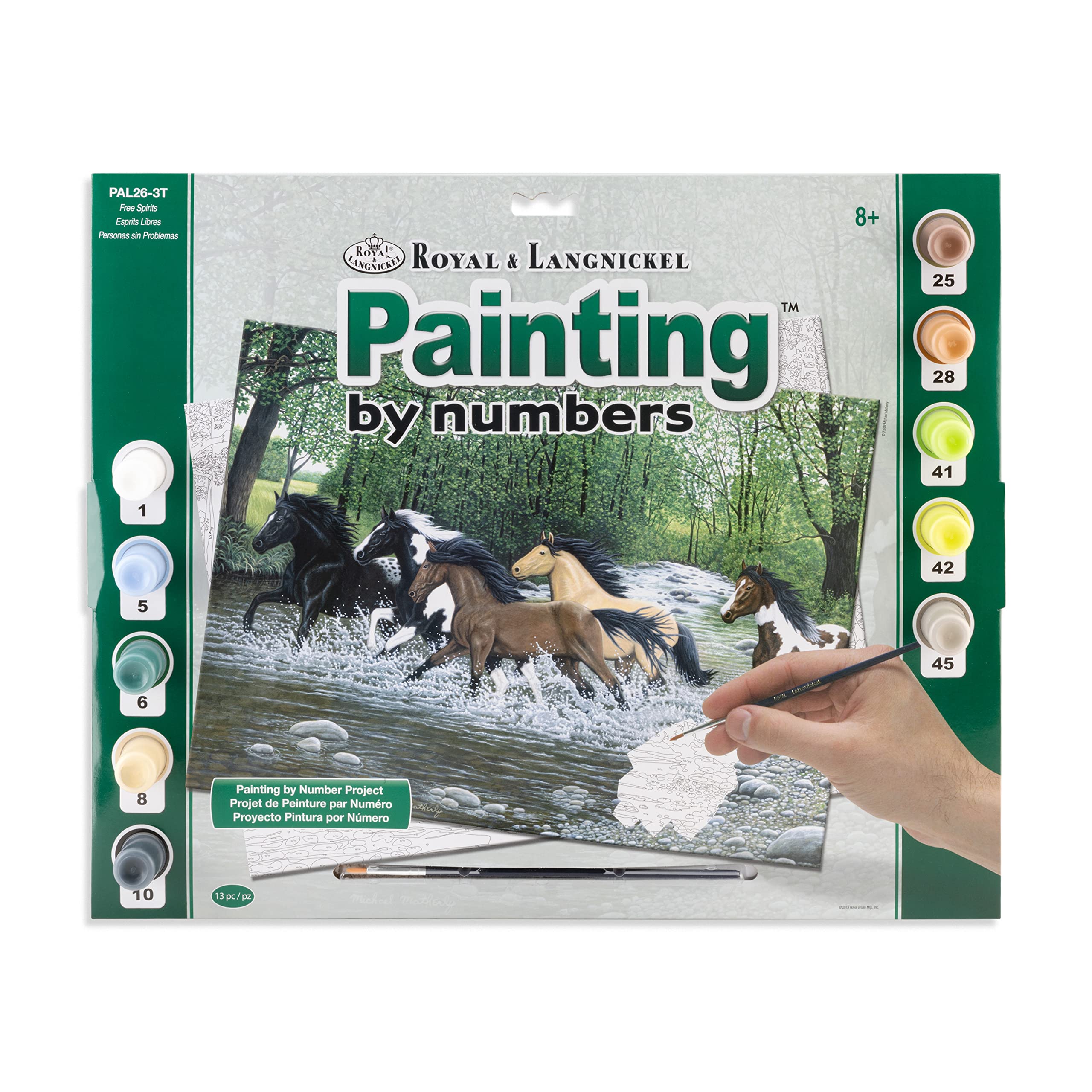 Royal & Langnickel PAL26 Free Spirits Painting by Numbers Kit